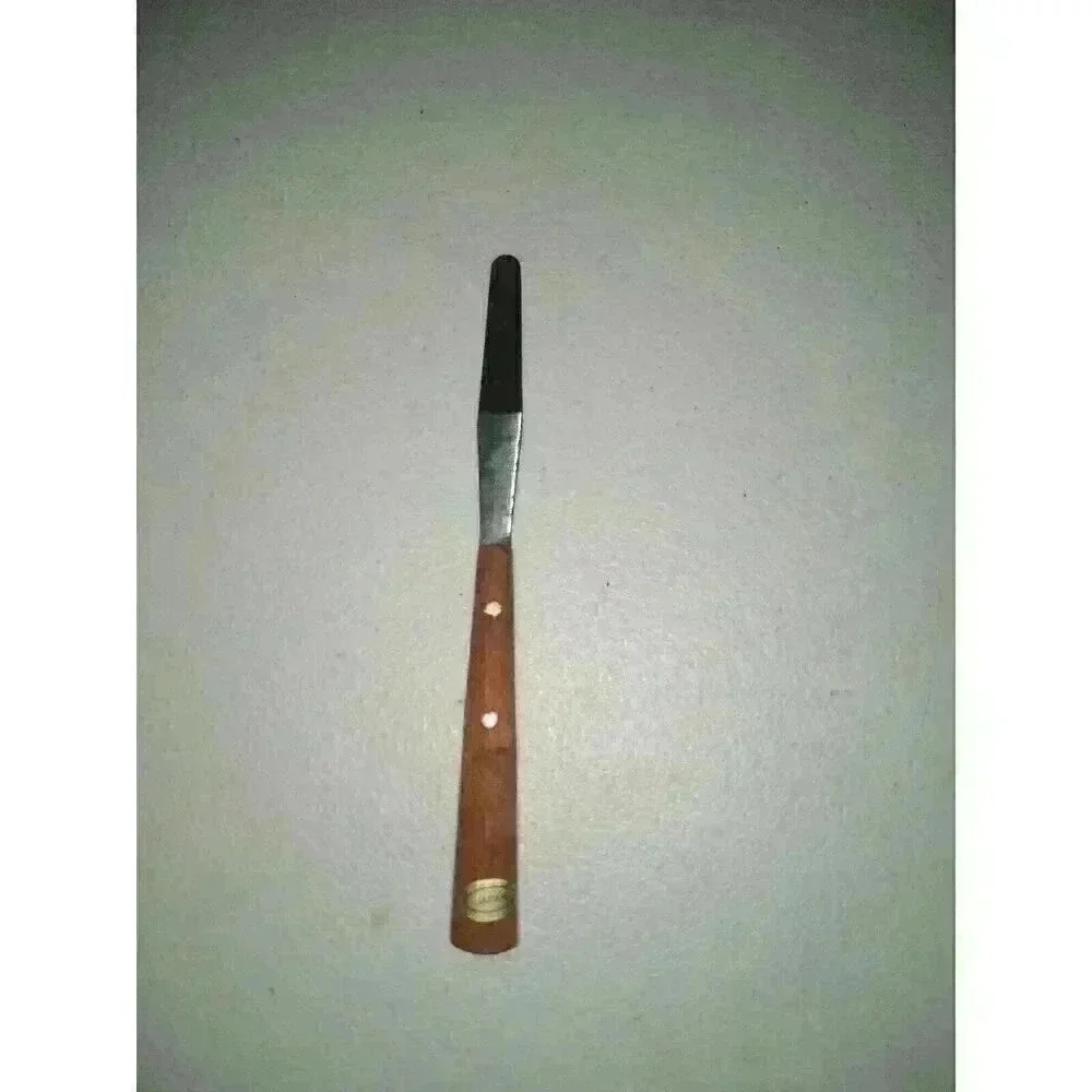 Vintage Rynne Stainless Steel Spatula Wooden Handle Made In Japan Small